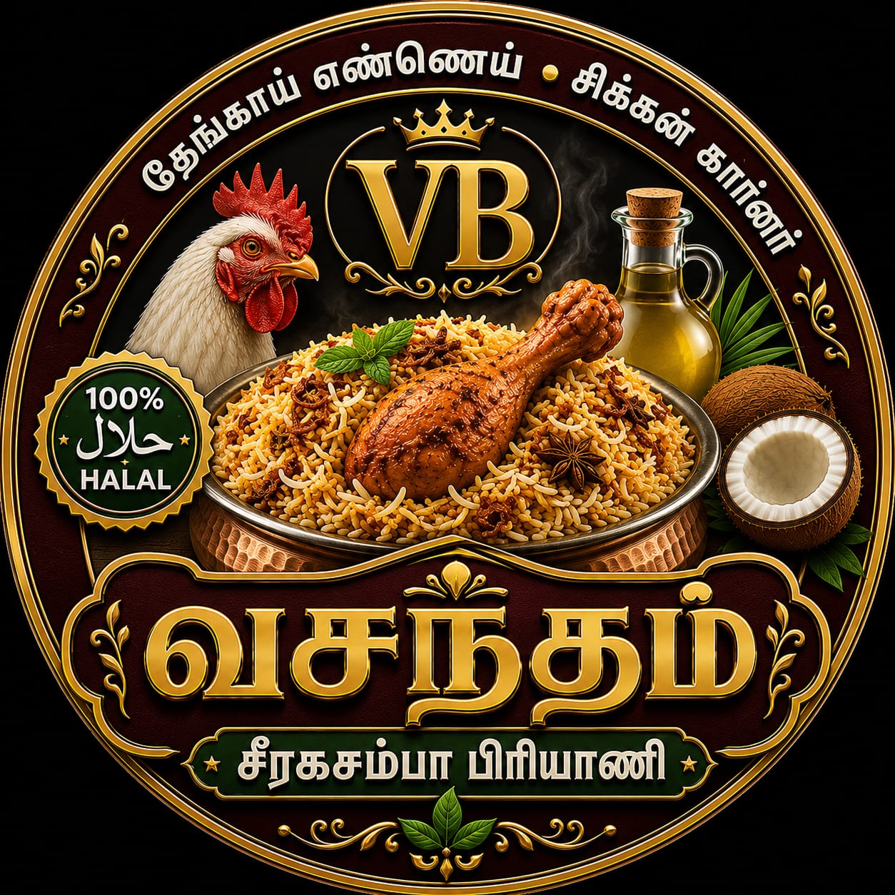 Vasantham Biriyani logo